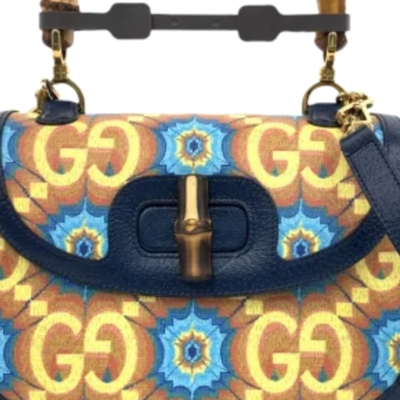 GUCCI 1947 Bamboo Handle Crossbody Bag. - Picture 11 of 14